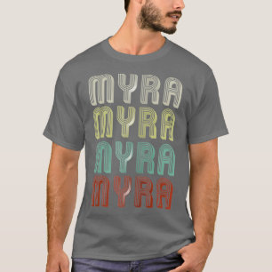 Camiseta El Nombre Es Myra En La Divertida Discoteca Retro