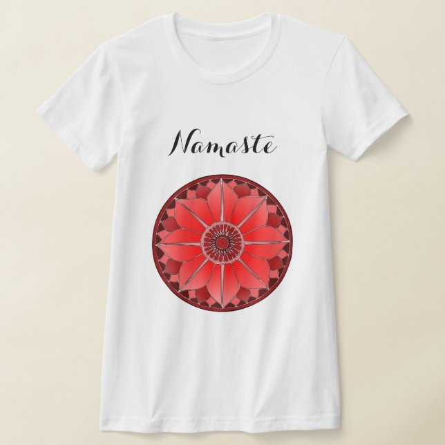 Camiseta El nombre moderno de Mandala roja (Distribución)