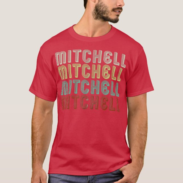 Camiseta El Nombre Que Mitchell En Dico Divertido Retro (Anverso)
