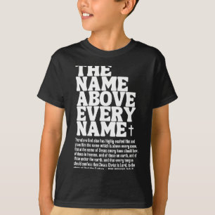 Camiseta El Nombre Sobre Todo Nombre Disfraz Jesús Cristian