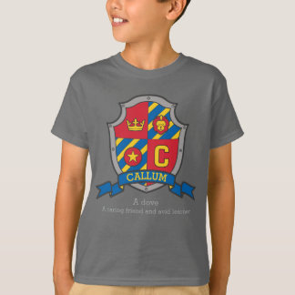 Camiseta El nombre y el significado de los muchachos C de