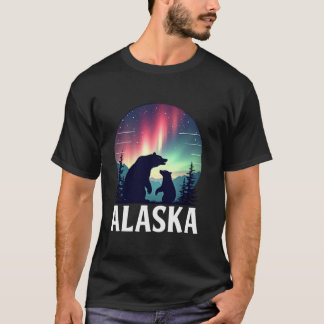 Camiseta El norte de Alaska ilumina a Mama Bea Polar