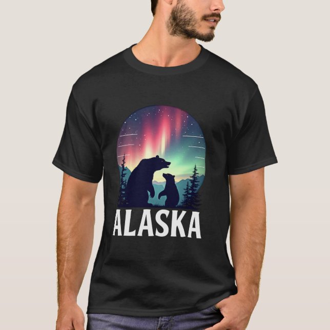 Camiseta El norte de Alaska ilumina a Mama Bea Polar (Anverso)