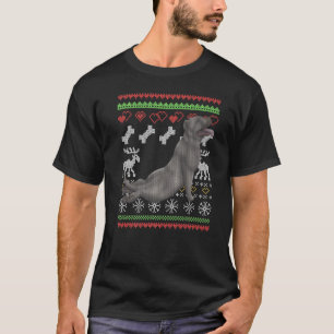 Camiseta El norteamericano Pitbull Terrier Dog Santa Claus