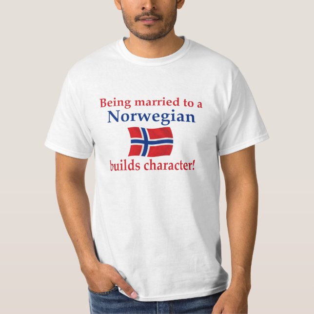 Camiseta El noruego construye el carácter (Anverso)