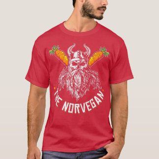 Camiseta El norvegano, el vegan viking carrot norsemen vege