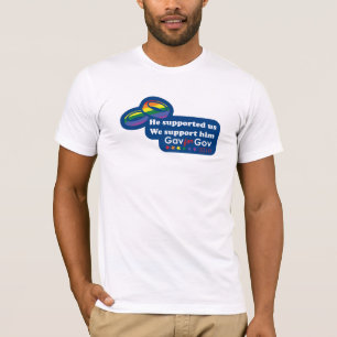 Camiseta Él nos apoyó, nosotros lo apoya