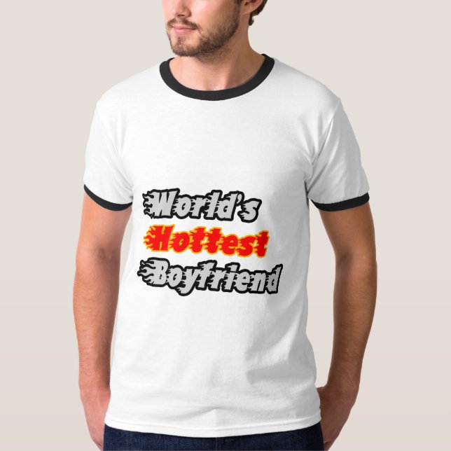 Camiseta El novio más caliente del mundo (Anverso)