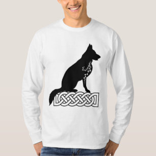 Camiseta El nudo negro del pastor alemán Loki Sailor