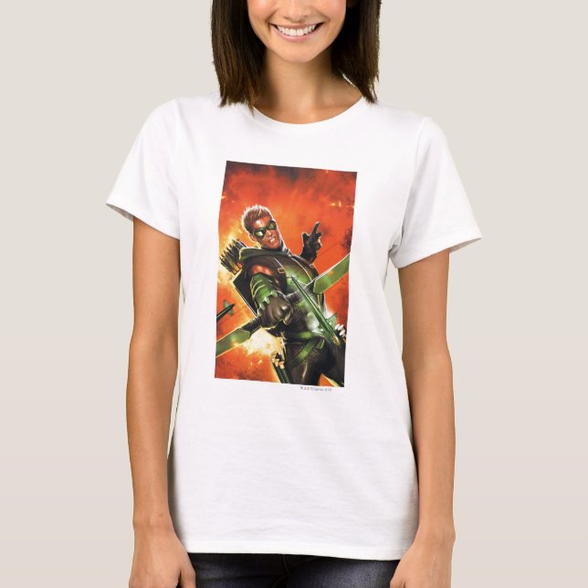 Camiseta El nuevo 52 - La flecha verde #1 (Anverso)