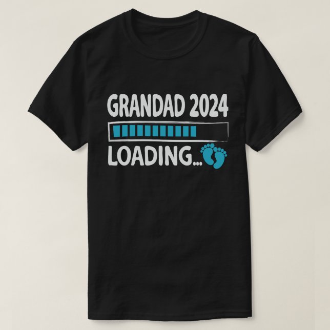 Camiseta El nuevo abuelo del abuelo se cargará en 2024 (Diseño del anverso)