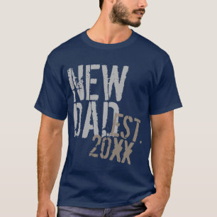 Camiseta El nuevo día de padre del Grunge del papá del año