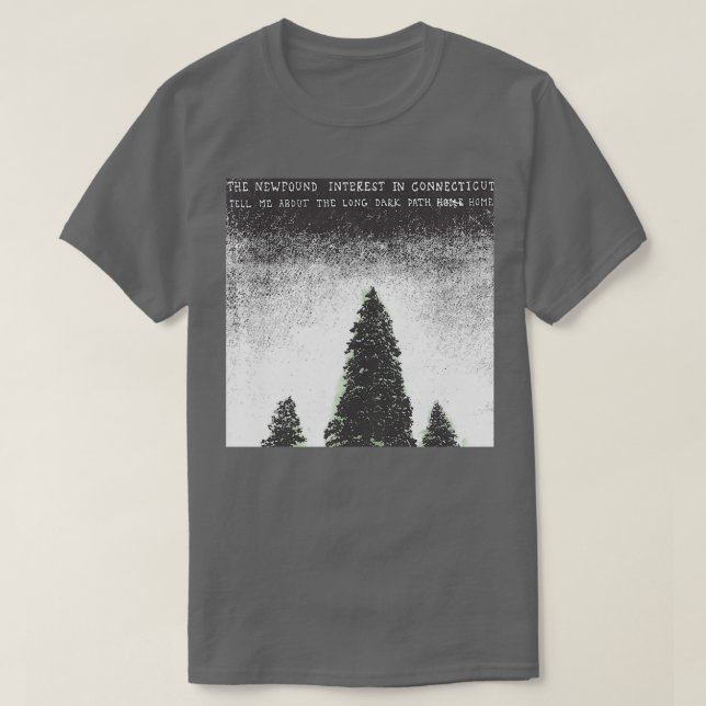 Camiseta El nuevo interés en Connecticut me habla (Diseño del anverso)