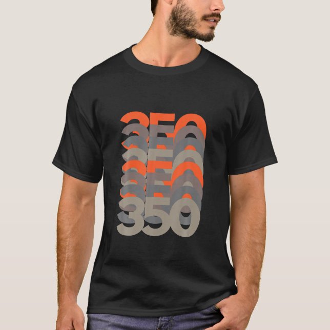 Camiseta El Número 350 Lo Llevó Al Reflejo Beluga De 350 V2 (Anverso)