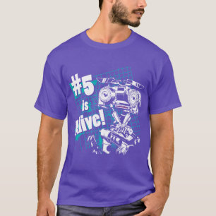 Camiseta El número 5 está vivo divertido retro