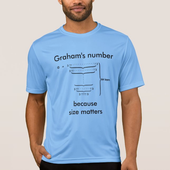 Camiseta El "número de Graham… porque importa el tamaño " (Anverso)