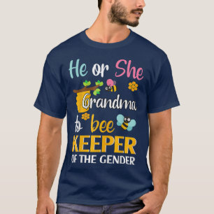 Camiseta Él O Ella Abuela Para Que Se Atiendan A La Reserva