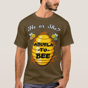 Camiseta Él O Ella Abuela Para Ser Anuncio De Revelación De