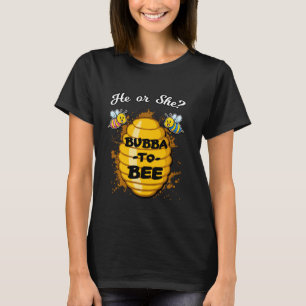 Camiseta Él O Ella Bubba Para Apostar A La Revelación Del B