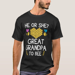 Camiseta Él O Ella Es Un Gran Abuelo Para Asumir Al Futuro 