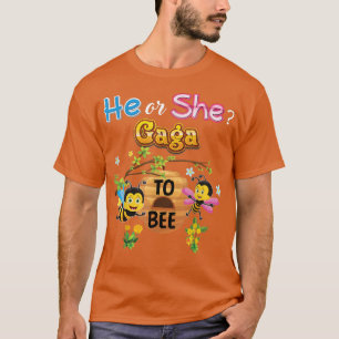 Camiseta Él O Ella Gaga Para Ser Madre De Género Revelar Ma