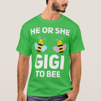 Camiseta Él O Ella Gigi Para Apostar A La Revelación De Gén