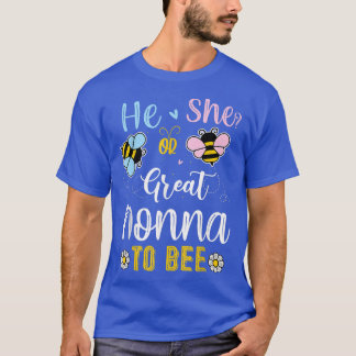 Camiseta Él O Ella Gran No Para Apostar A Revelación De Gén