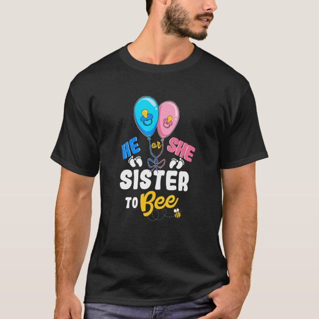 Camiseta Él o Ella Hermana Para Ser La Mejor Hermana Alguna (Anverso)