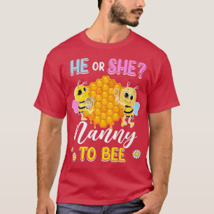 Camiseta Él O Ella La Niñera Para Apostar A La Revelación D