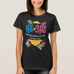 Camiseta Él O Ella Madrina Para Ser Amada Tu Revelación De 