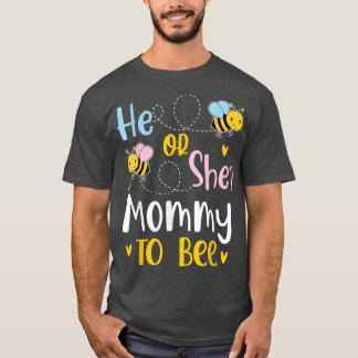 Camiseta Él O Ella Mami Para Ser Reveladora De Género