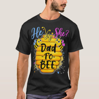 Camiseta Él O Ella Papá Para Ser Amante De La Revelación De