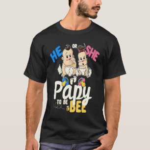 Camiseta Él o Ella Papy para Ser Revelación de Género Abuel