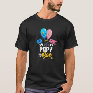 Camiseta Él o ella Papy se convierten en el mejor papá de l