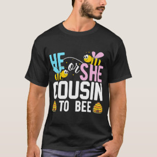 Camiseta Él O Ella Prima Para Ser Una Cuesta Revelación De