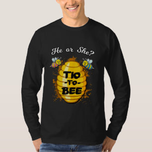 Camiseta Él O Ella Tio Para Apostar A La Invitación Revelad