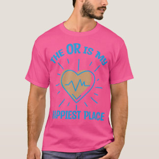 Camiseta El O Es Mi Lugar Más Feliz - Médico De Cirugía - G