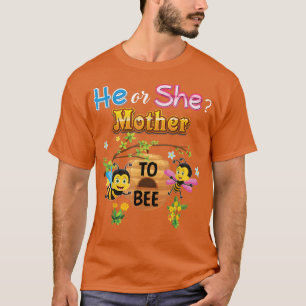 Camiseta Él O Su Madre Serán Sexo Revelan Lápiz De Bebé