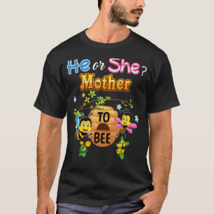 Camiseta Él O Su Madre Serán Sexo Revelan Lápiz De Bebé