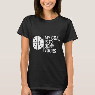Camiseta El objetivo del hockey es negar dicho divertido de