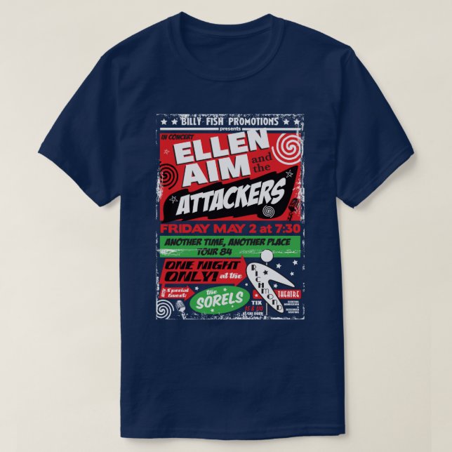 Camiseta El objetivo y los atacantes (Diseño del anverso)