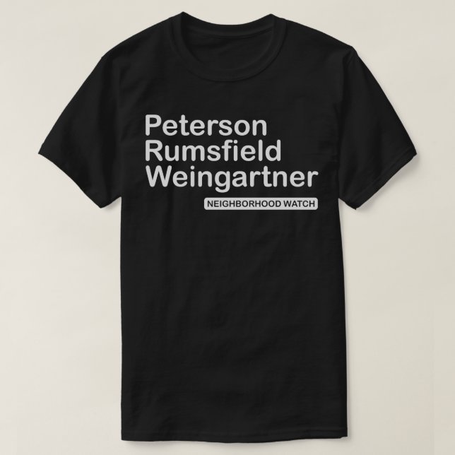 Camiseta El Observatorio del Barrio de Burbs (Diseño del anverso)