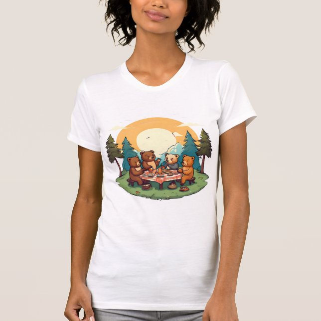 Camiseta El ocaso picnic de los osos (Anverso)
