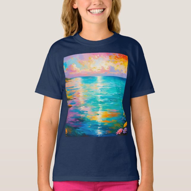 Camiseta el océano (Anverso)