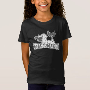 Camiseta El océano de la sirena llama