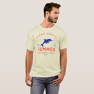Camiseta El océano espera, el viaje de los soñadores