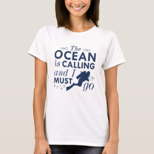 Camiseta El océano está llamando