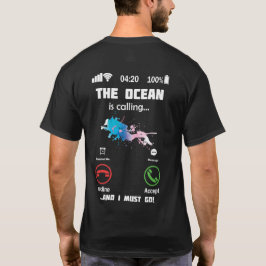 Camiseta El Océano Está Llamando Y Debo Ir A Bucear
