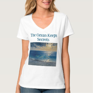 Camiseta El océano guarda secretos: un paisaje marino cauti