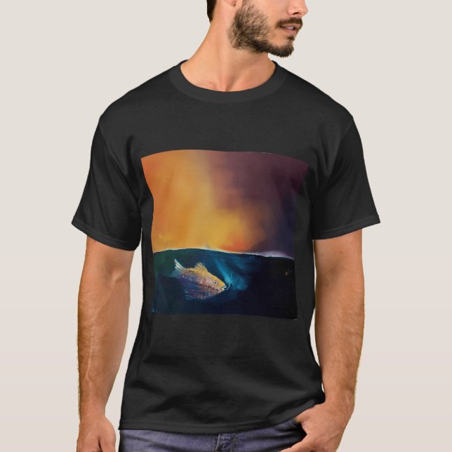 Camiseta El Océano Se Convierte En Ella (Anverso)